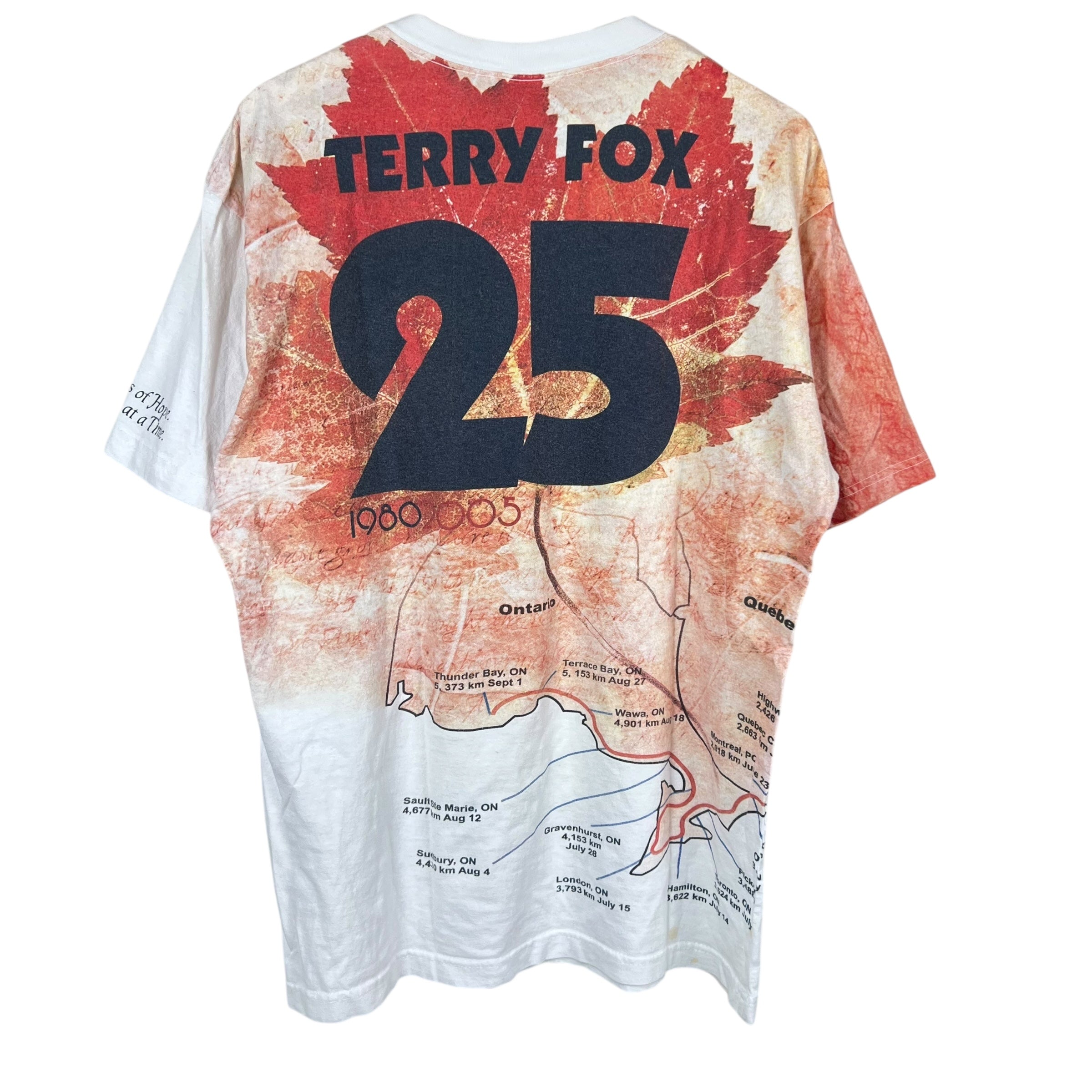 Vintage Terry Fox Foundation AOP Tee