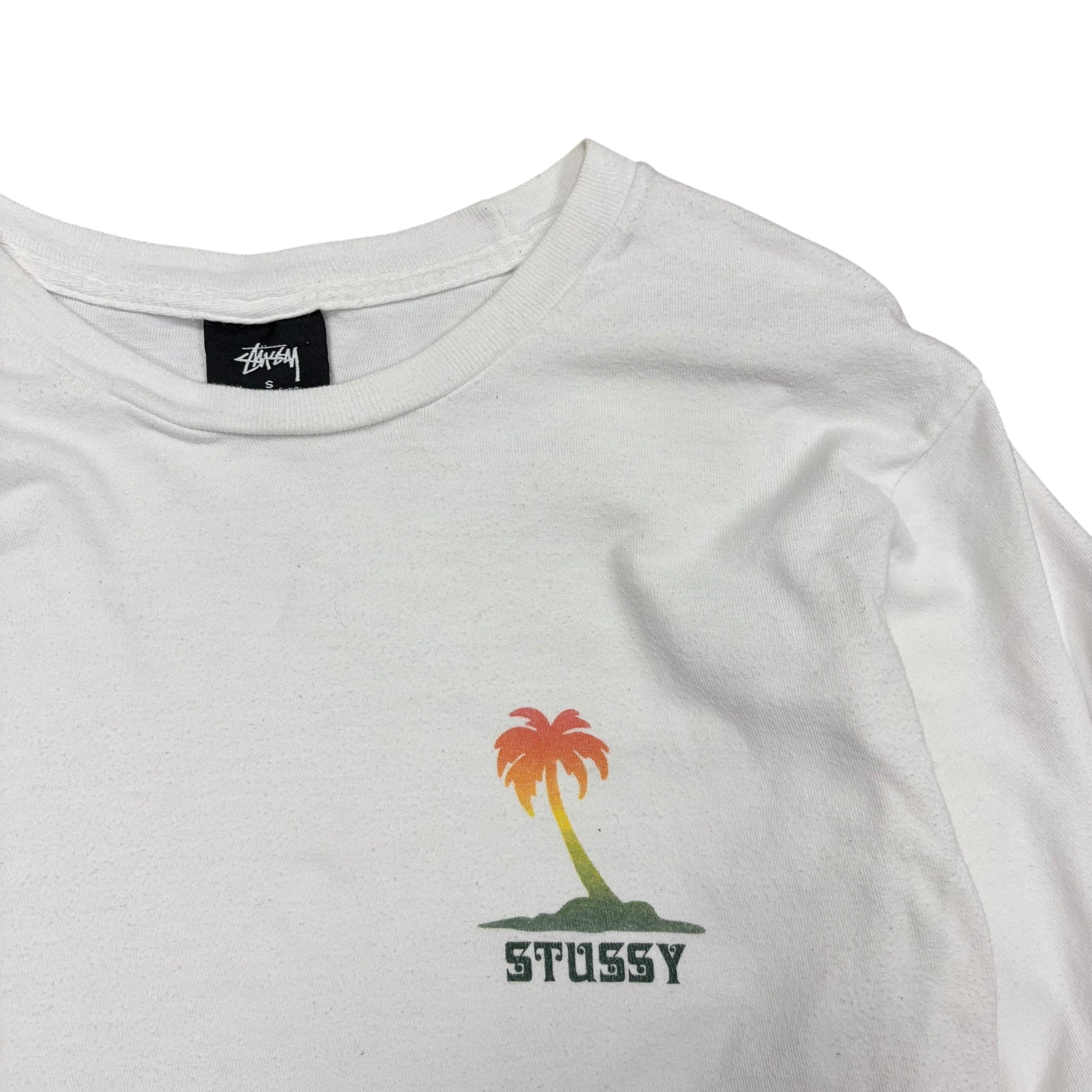 Stussy Jamaica No Problem Longsleeve White