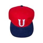 Undefeated Logo Wool SnapBack Red/Navy