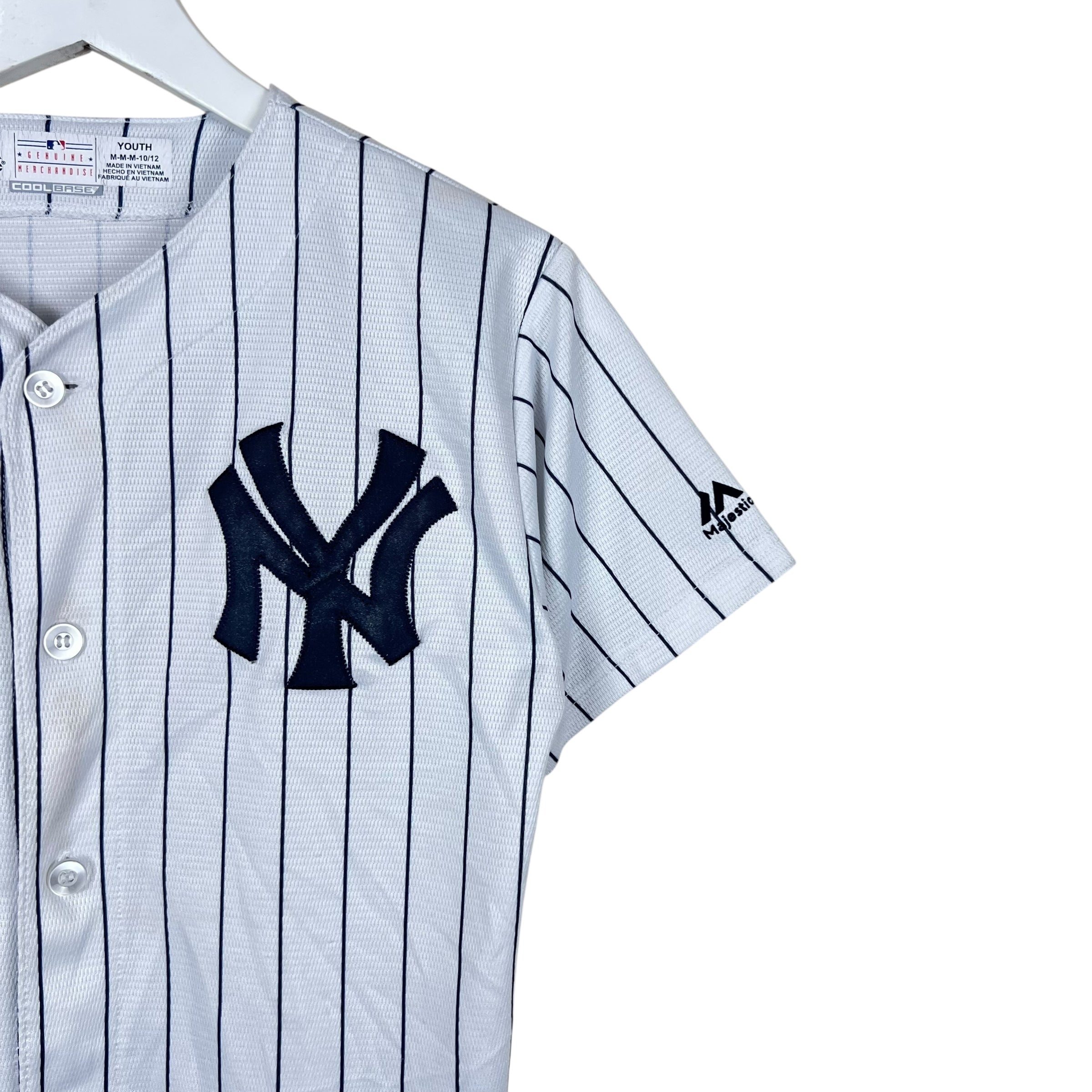 Vintage Youth Majestic MLB New York Yankees Aaron Judge Home Jersey