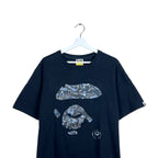 Bape Ape Head Space Camo Tee Black