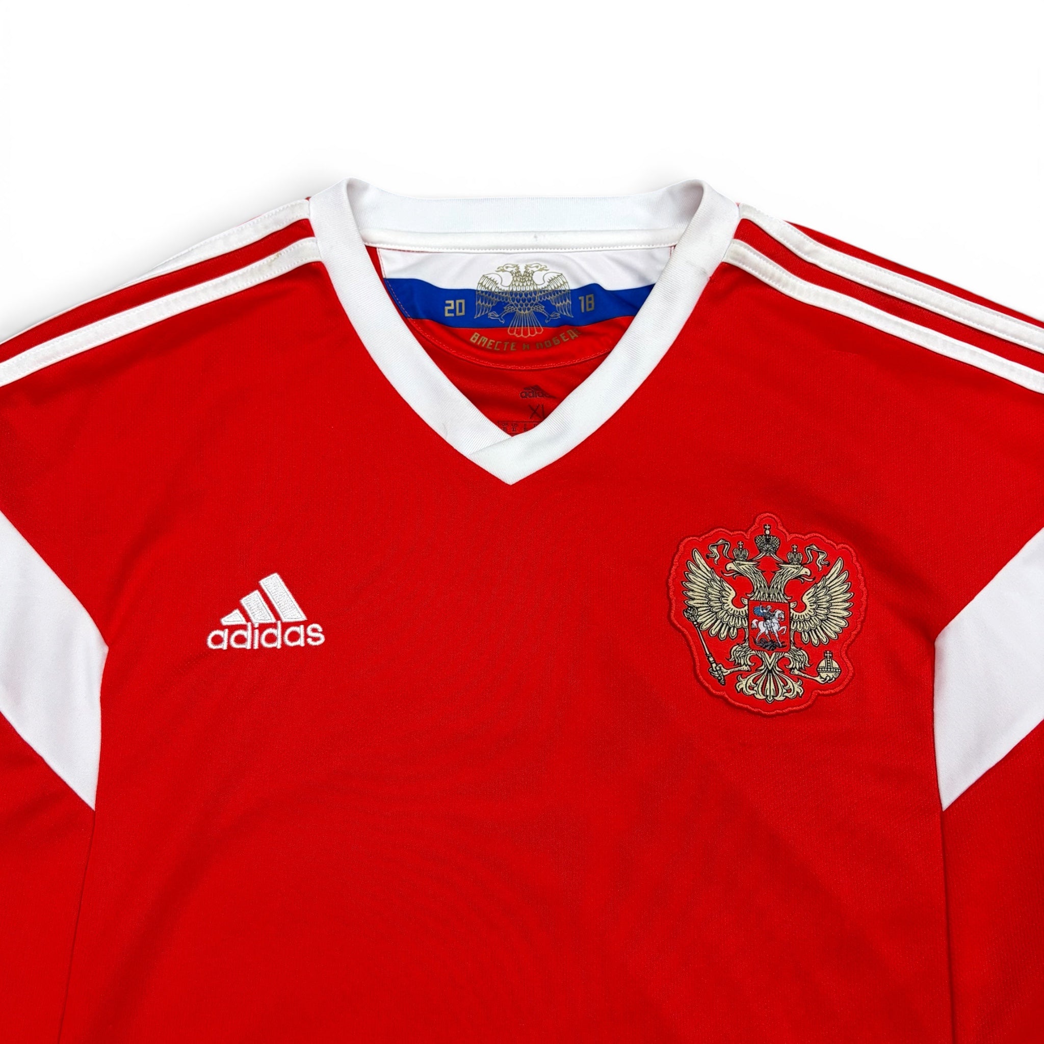 2018 Adidas Russia Blank Home Jersey