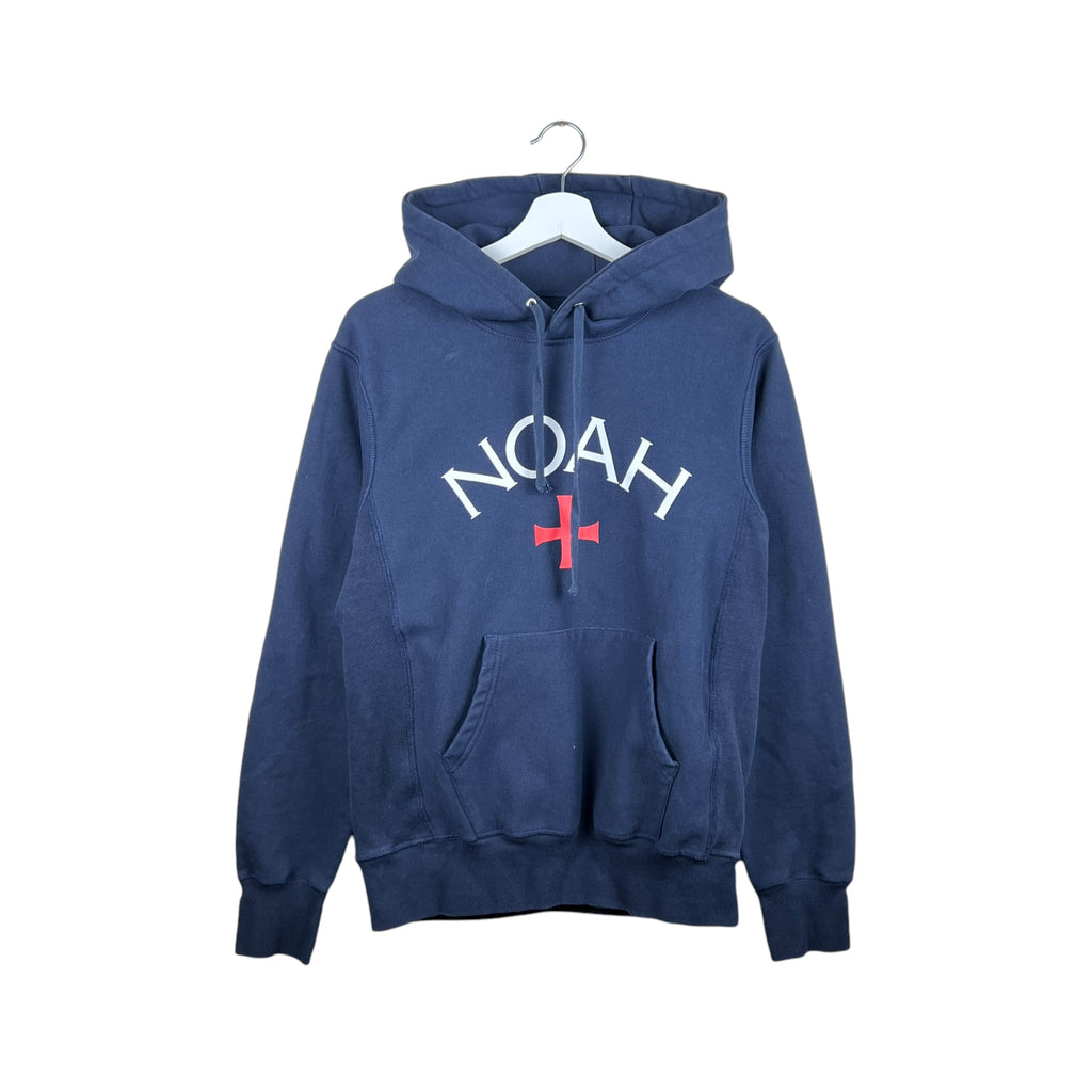 Noah Core Logo Hoodie Navy