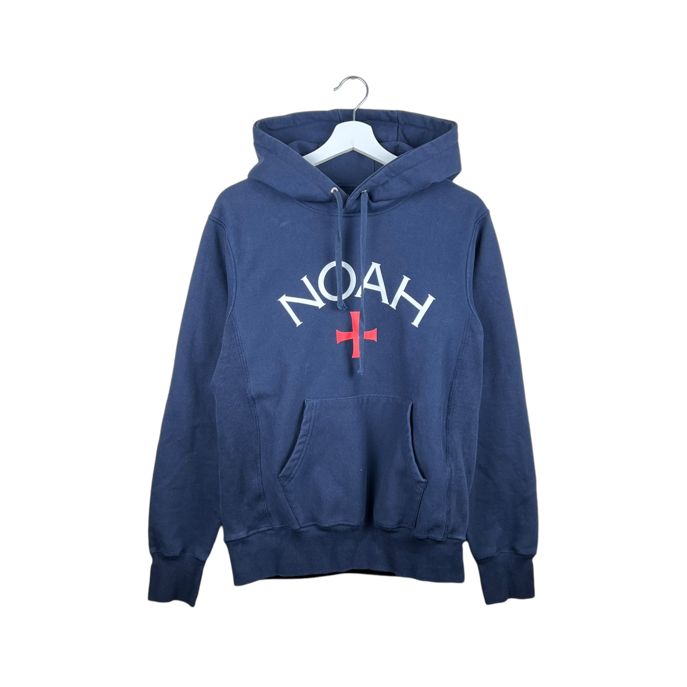 Noah Core Logo Hoodie Navy