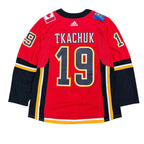 2018 Adidas NHL Calgary Flames Matthew Tkachuk Away Jersey