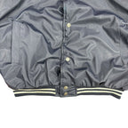 Vintage New York Script Logo Bomber Jacket Navy