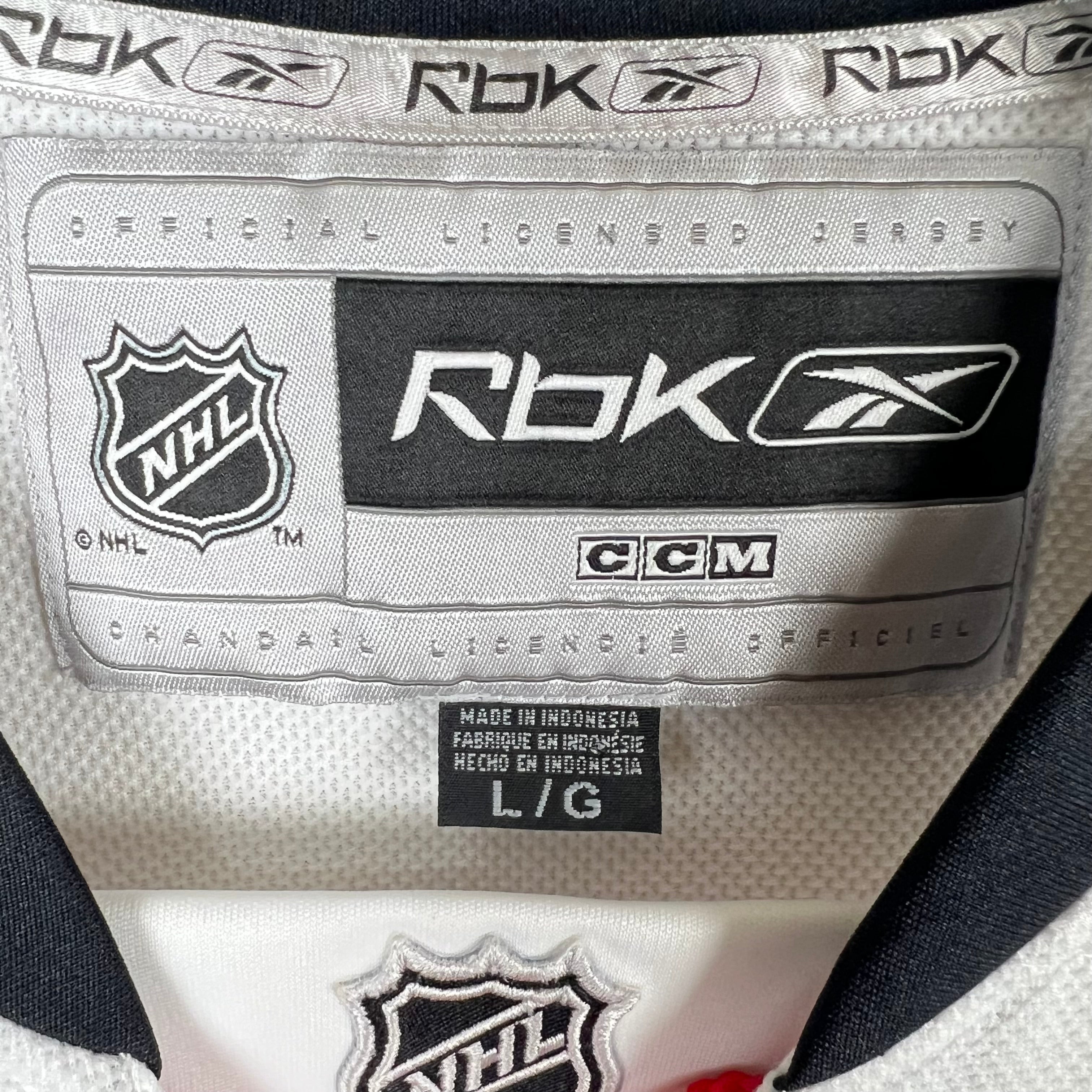Vintage Reebok NHL Calgary Flames Blank Home Jersey