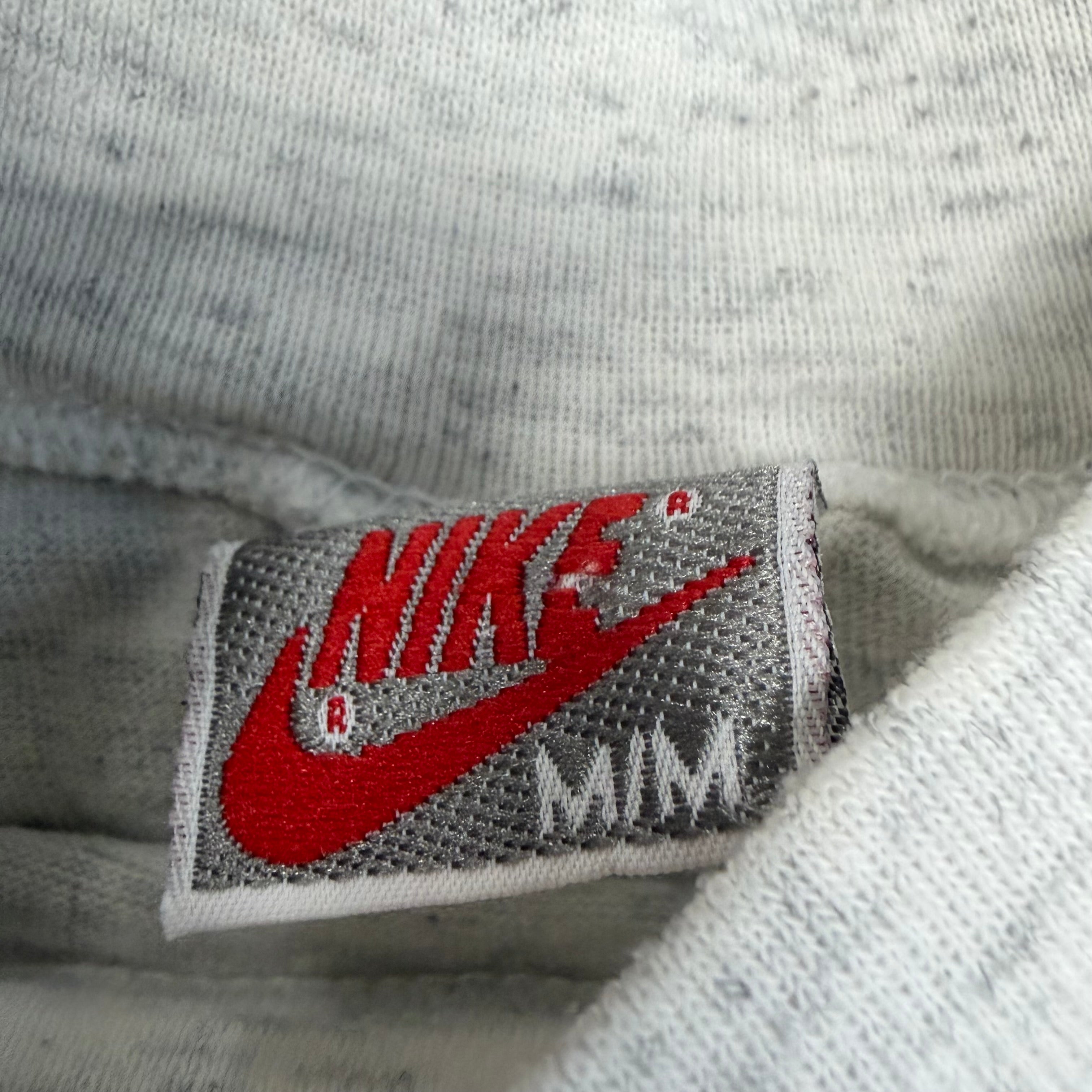 Vintage 80’s Nike Air Logo Mockneck Longsleeve Grey