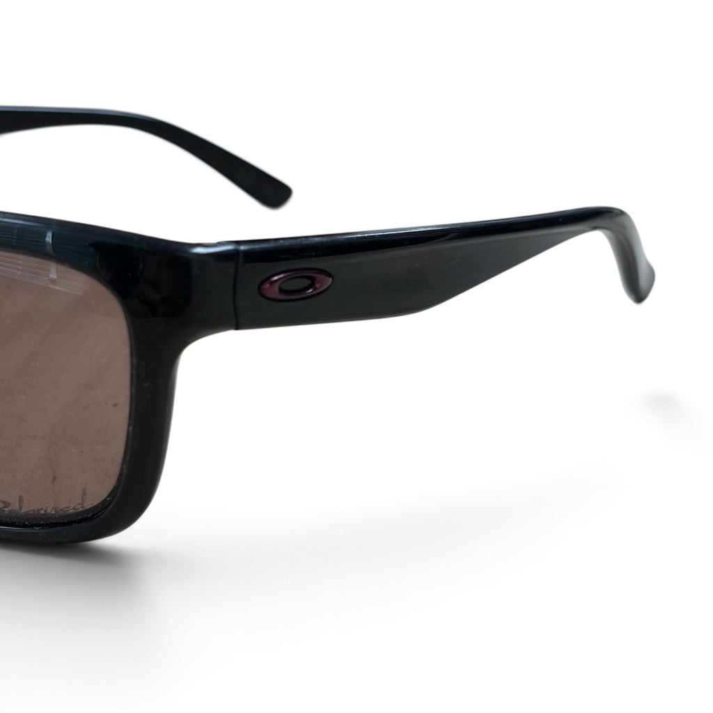 Oakley Women’s Forehand Polarized Rose Lens Sunglasses Black