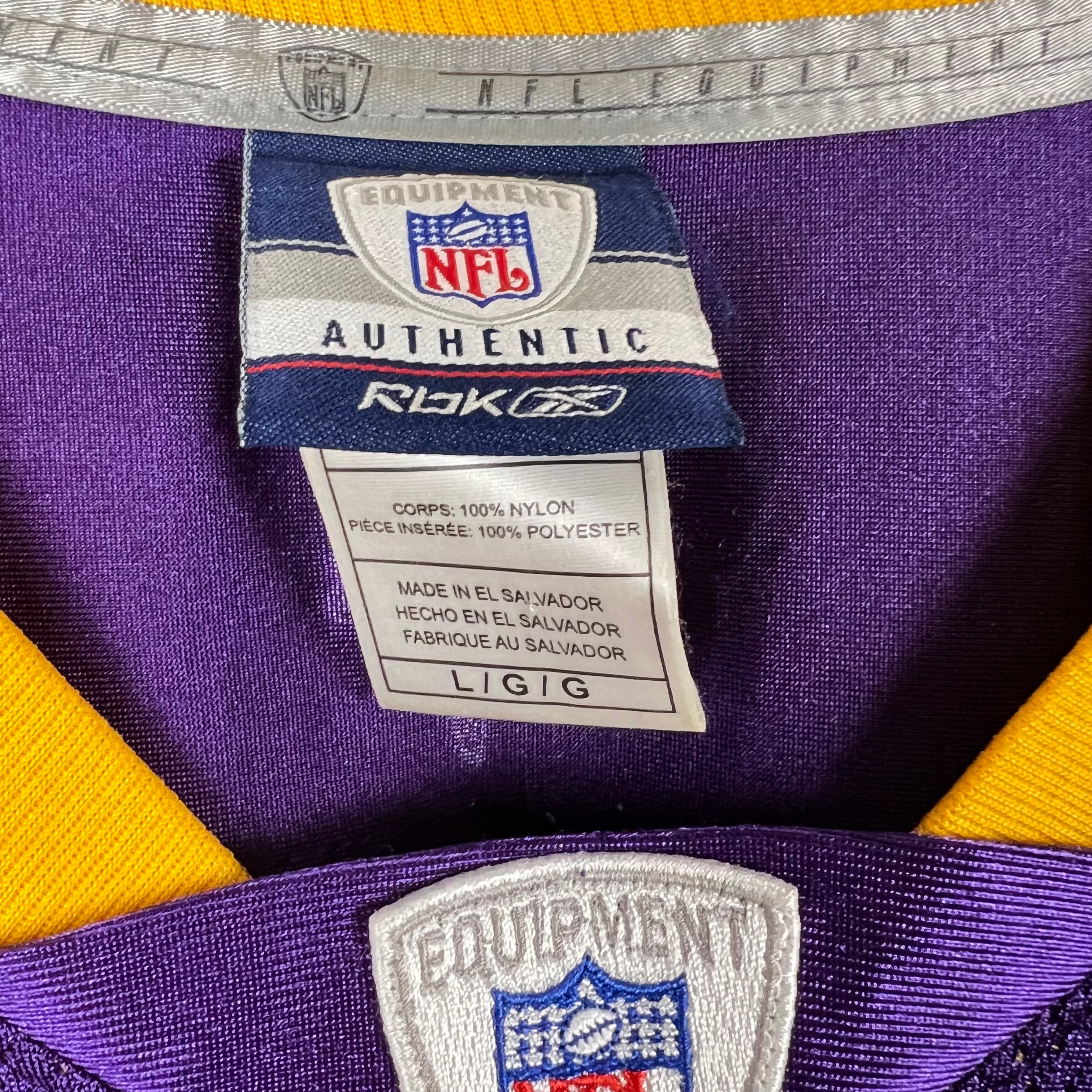 2004 Reebok NFL Minnesota Vikings Adrian Peterson Away Jersey
