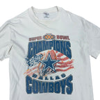 1996 NFL Dallas Cowboys Super Bowl Champions Tee White