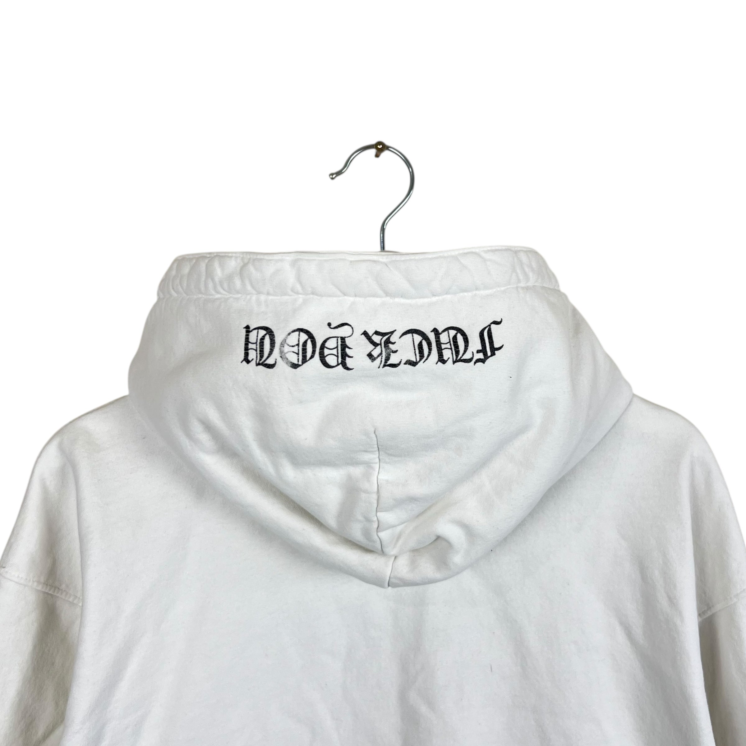 Chrome Hearts Fuck You Zip Up Hoodie White