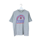 Vintage Waves NHL Montreal Canadiens Striped Tee Grey