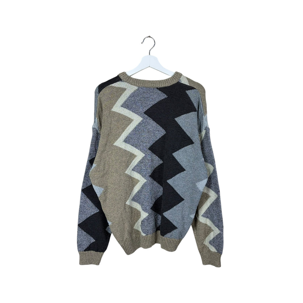 Vintage Tundra Zig Zag Pattern Knit