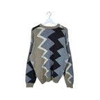 Vintage Tundra Zig Zag Pattern Knit