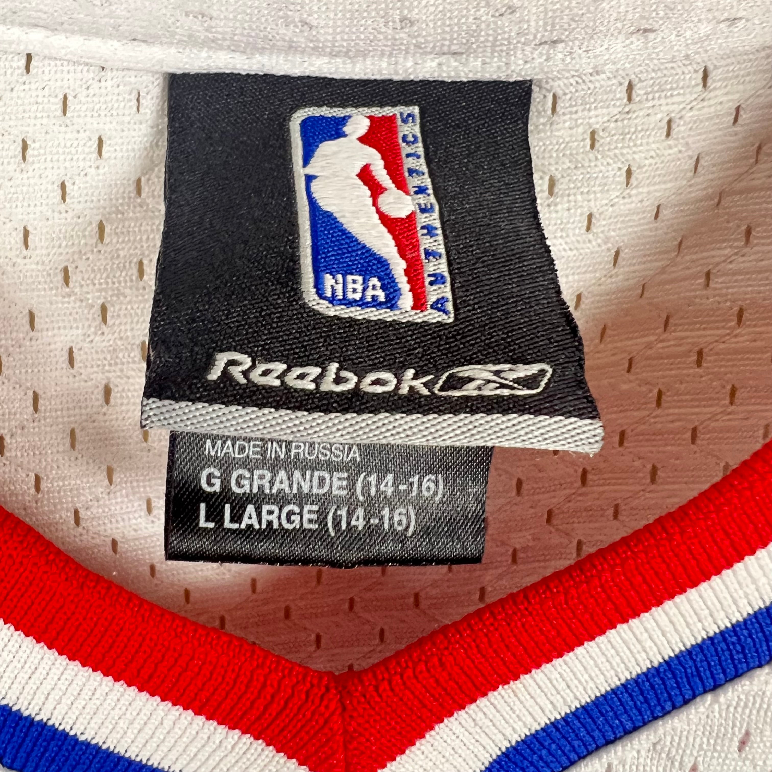 Vintage Reebok Youth Detroit Pistons Hardwood Classic 1981 Chauncey Billups Home Jersey