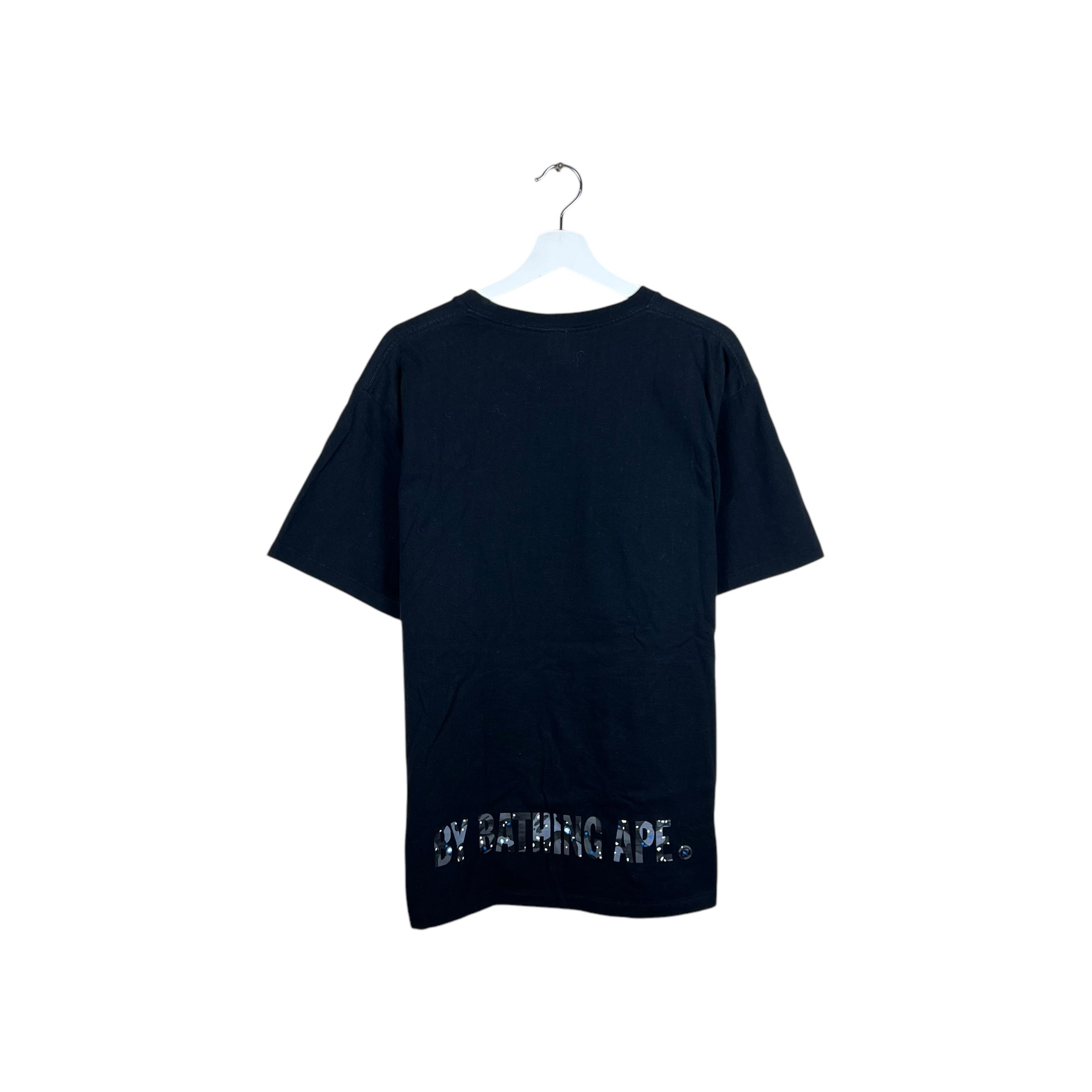 Bape Ape Head Space Camo Tee Black