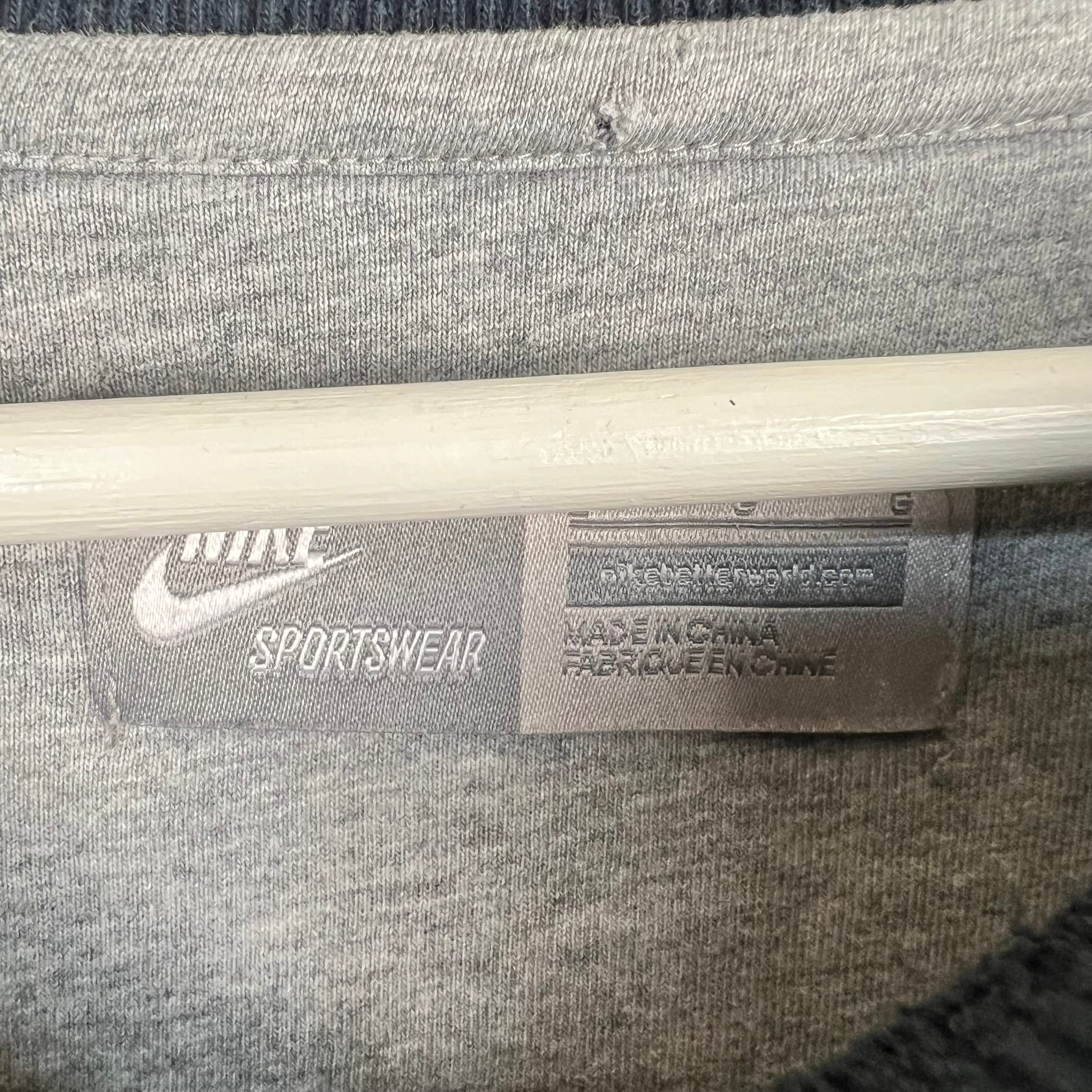 Vintage Y2K Nike Big Logo Crewneck Black