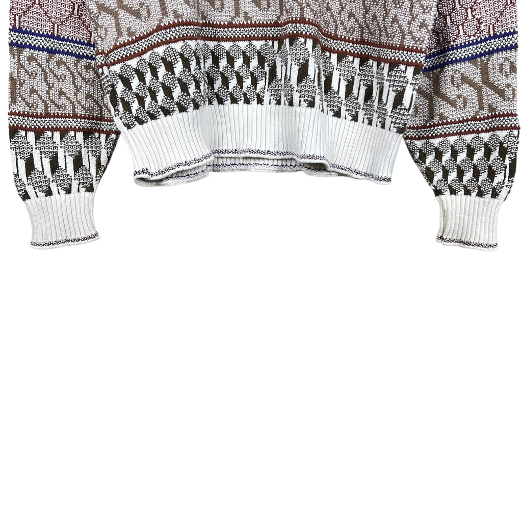 Vintage Colours By Alexander Julian Multi Pattern Stripe Knit