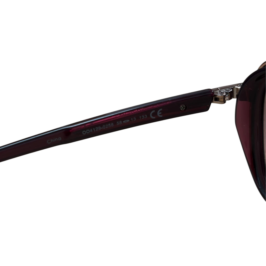 Oakley Women’s Split Time Gradient Lens Sunglasses Crystal Raspberry/ Rose Gold Frame