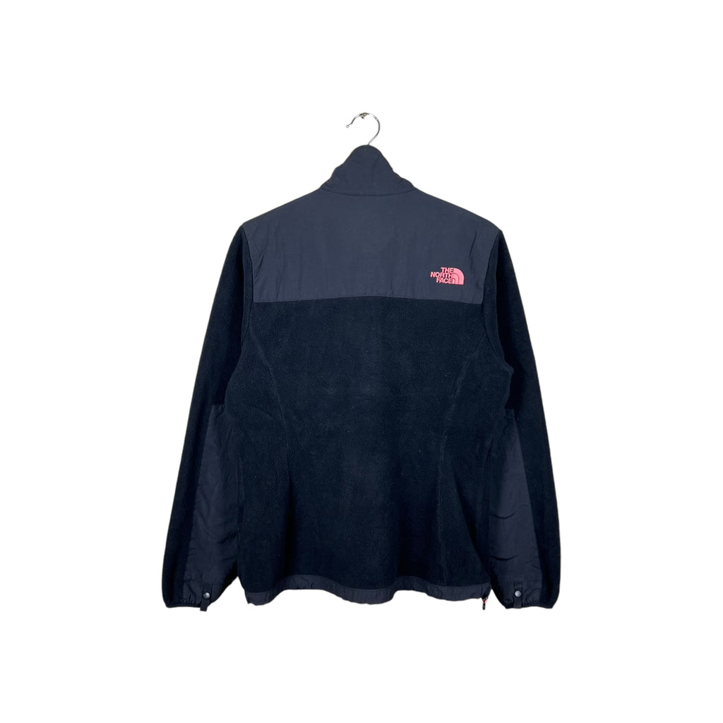 Vintage North Face Women’s Denali Full Zip Jacket Black/Pink