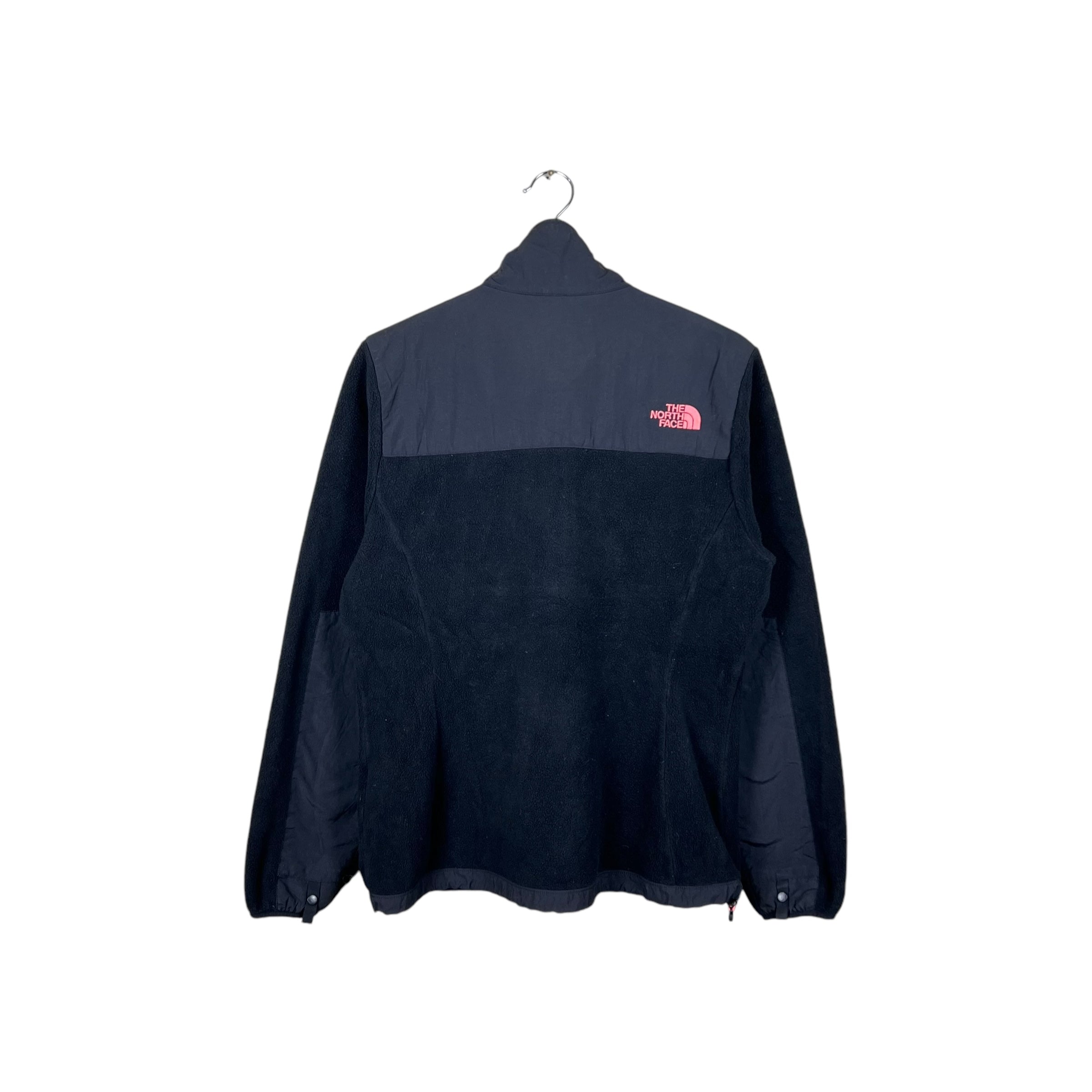 Vintage North Face Women’s Denali Full Zip Jacket Black/Pink