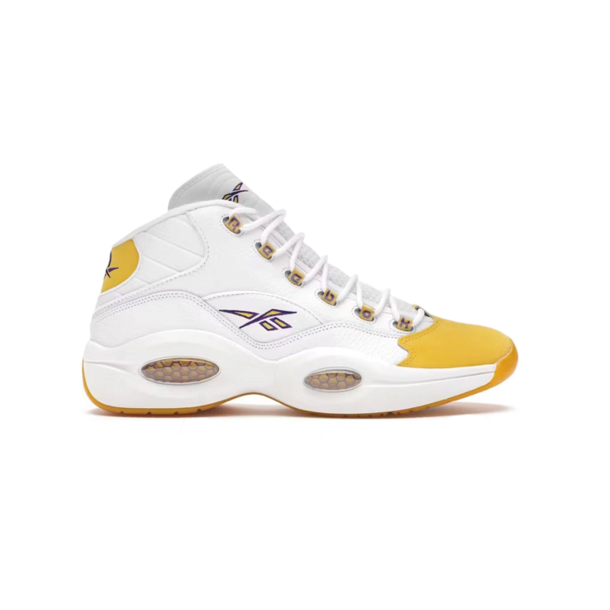 Reebok Question Mid Yellow Toe