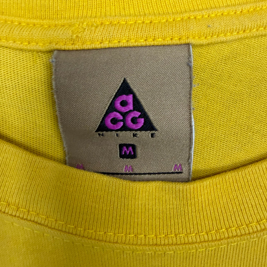 Nike ACG Embroidered Logo Tee Yellow