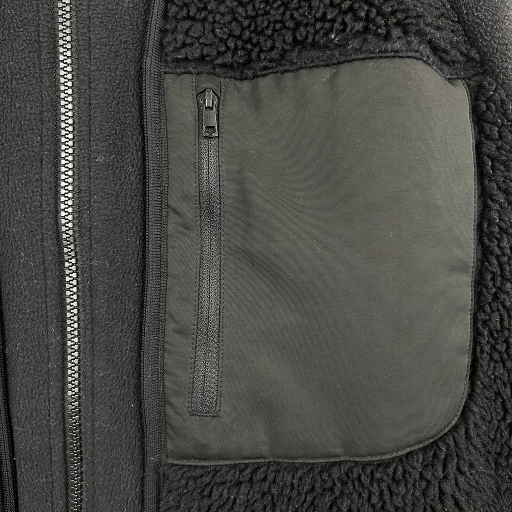 Uniqlo x White Mountaineering Fleece Oversized Jacket Black