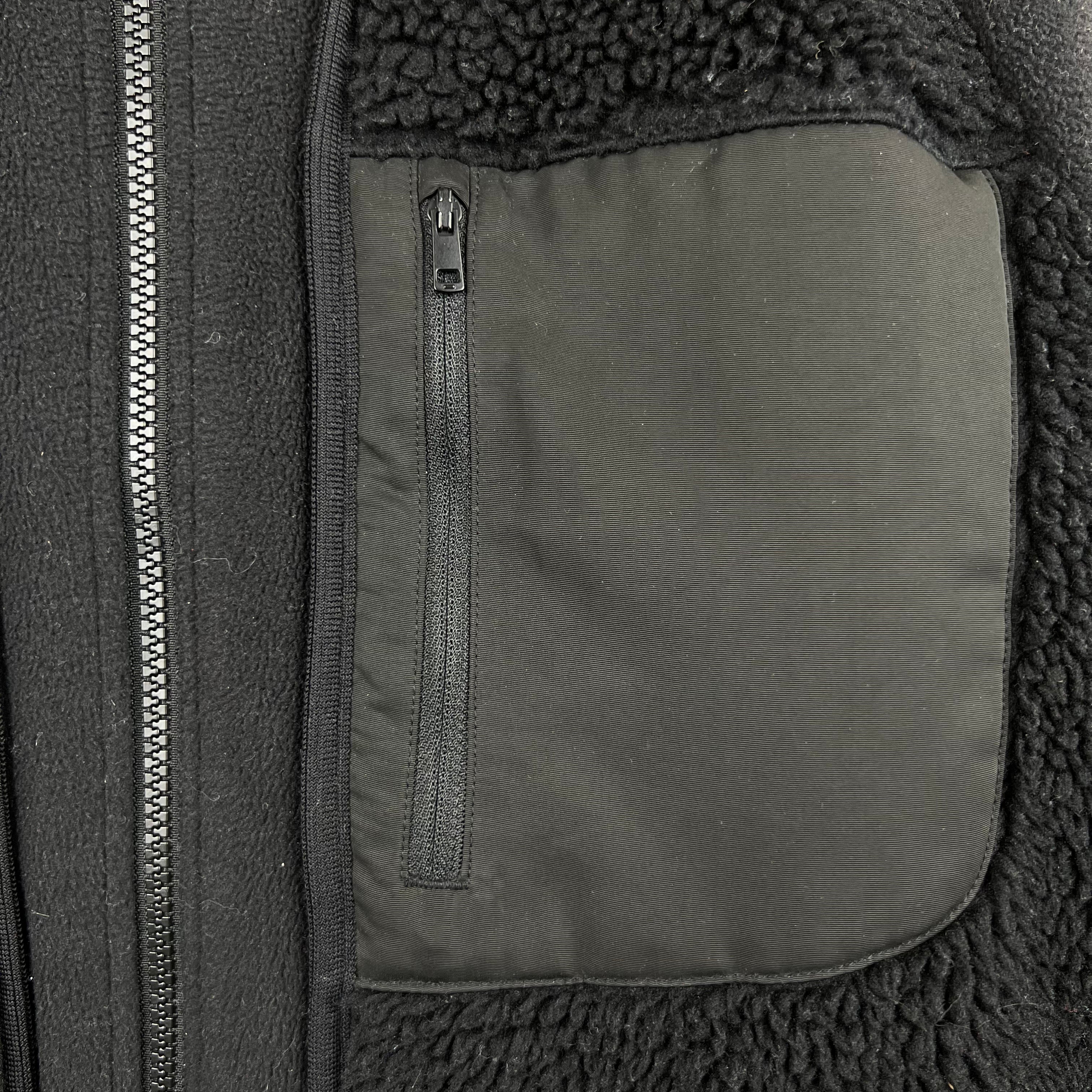 Uniqlo x White Mountaineering Fleece Oversized Jacket Black