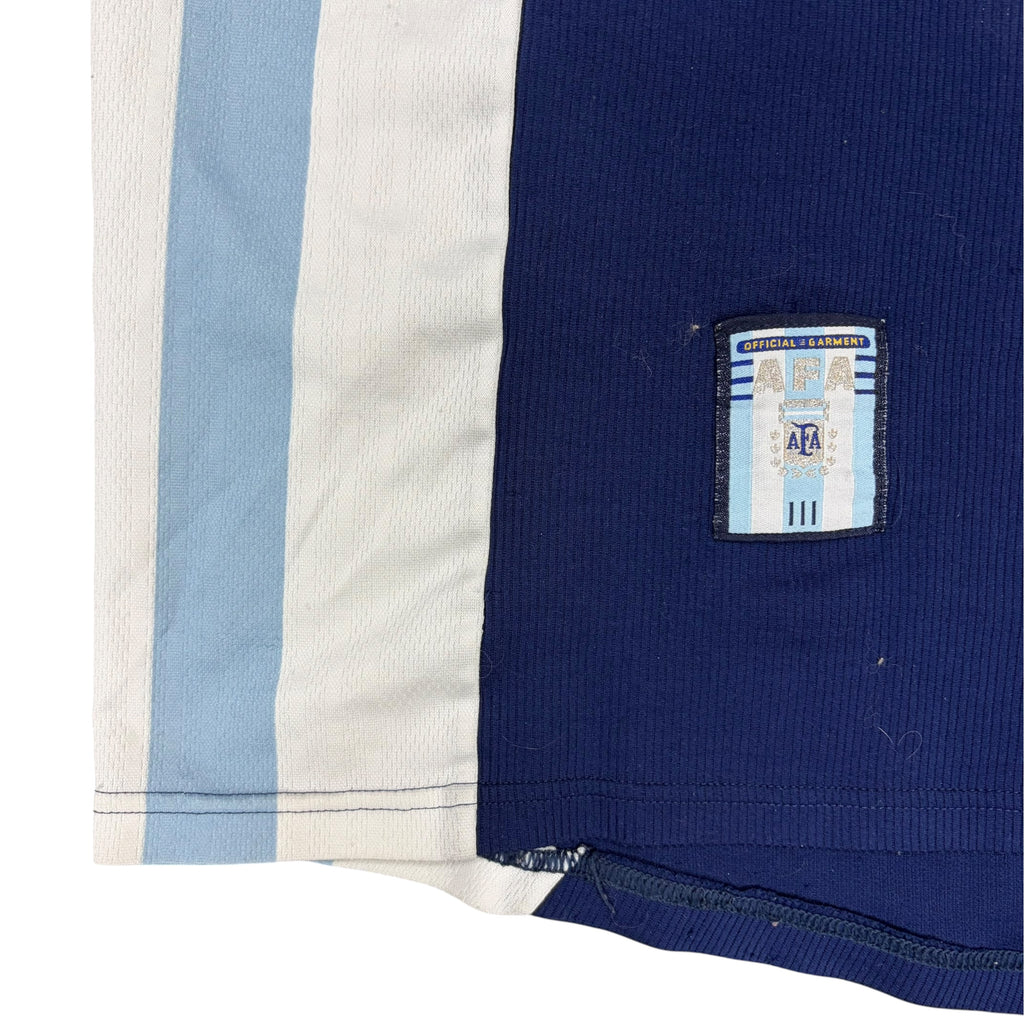 1999 Adidas Argentina Blank World Cup Jersey