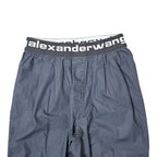 Alexander Wang T Logo Elastic Pull On Pants Black