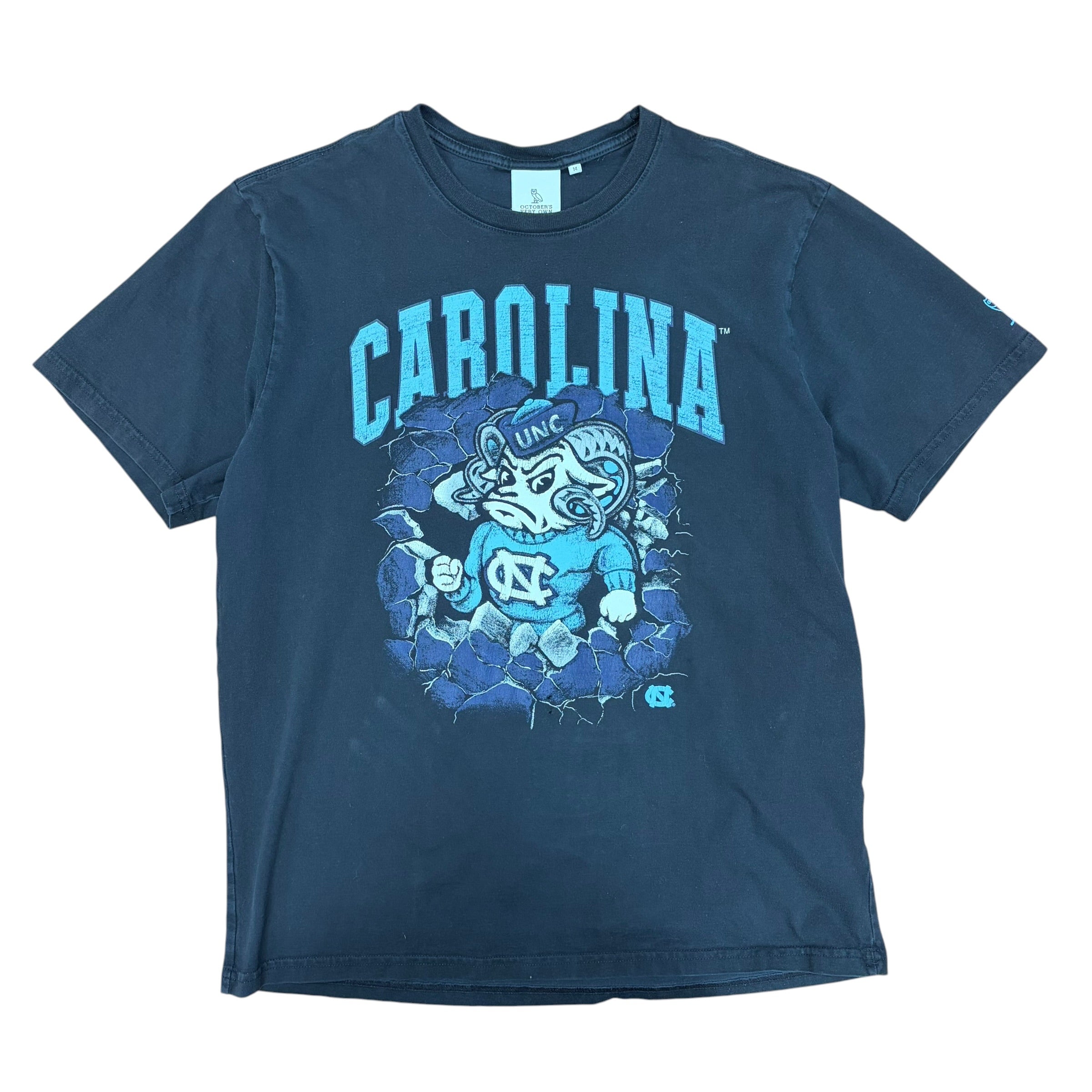 OVO x NCAA North Carolina Tarheels Mascot Tee Black