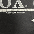 1993 Athletics Software MLB Chicago White Sox Logo Tee Faded Black