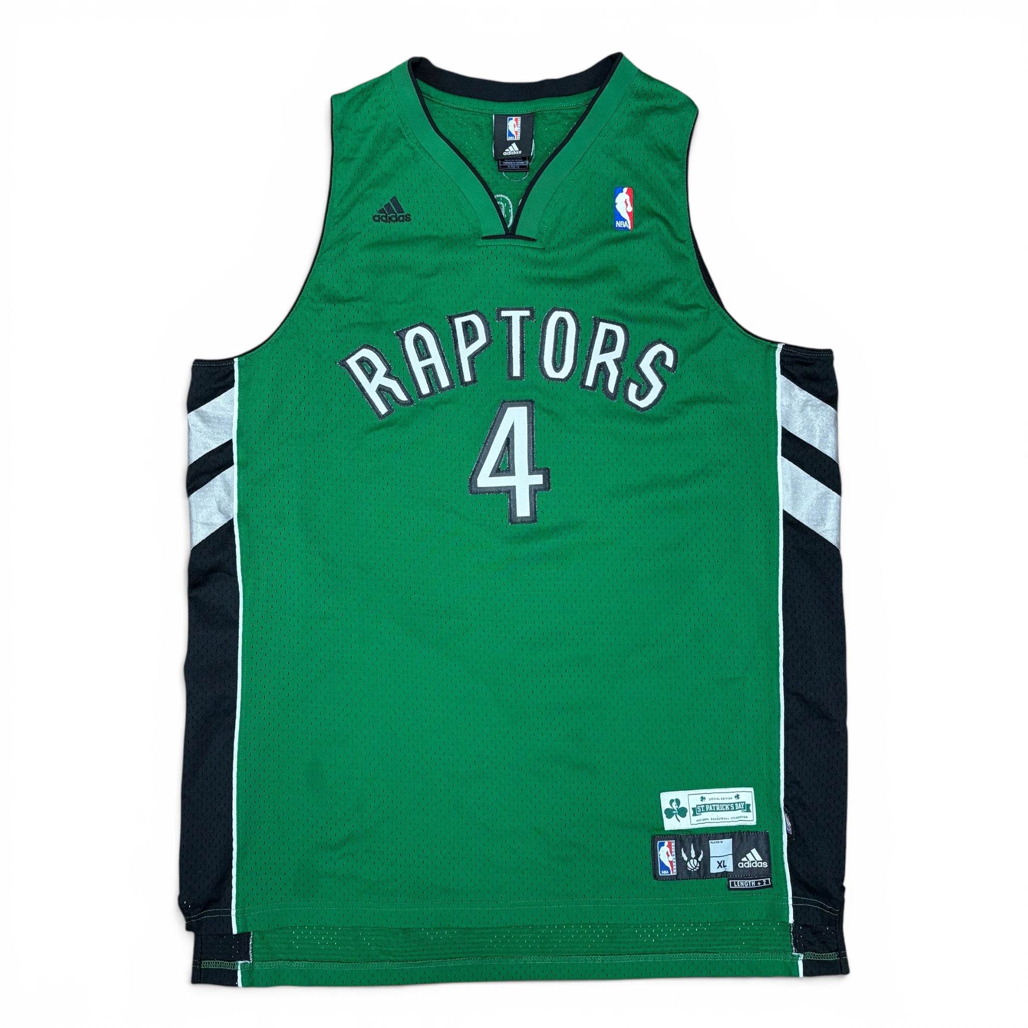 Vintage Adidas NBA Toronto Raptors Chris Bosh St. Patrick’s Day Edition Jersey