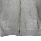Vintage Independent Full Zip Hoodie Grey