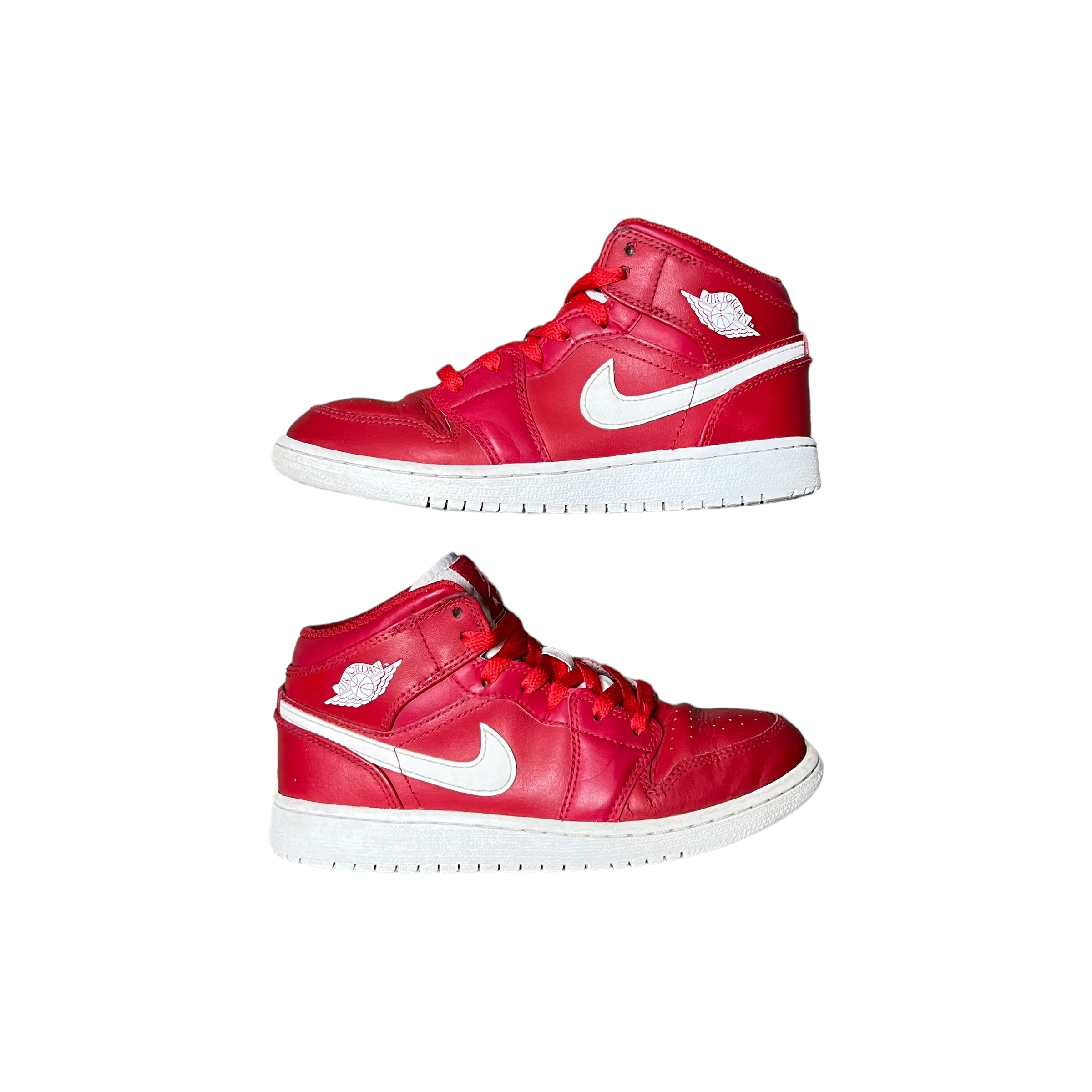 Jordan 1 Mid Gym Red White (GS)