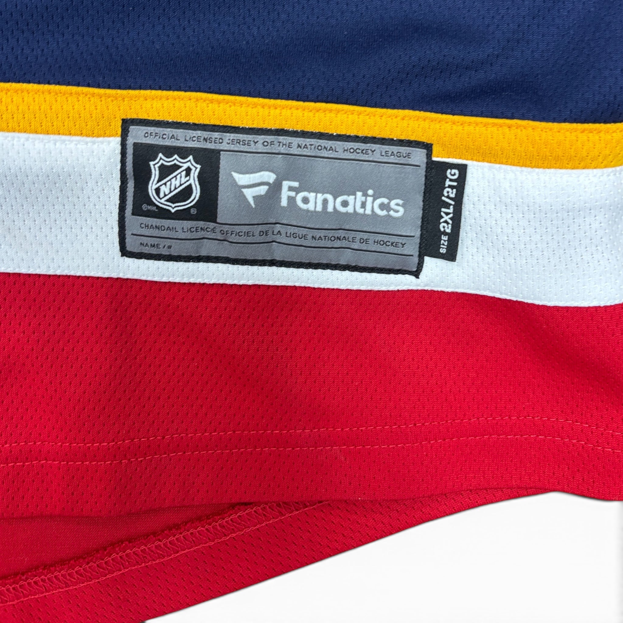 Vintage Fanatics NHLWinnipeg Jets WASAC Blank Jersey Navy