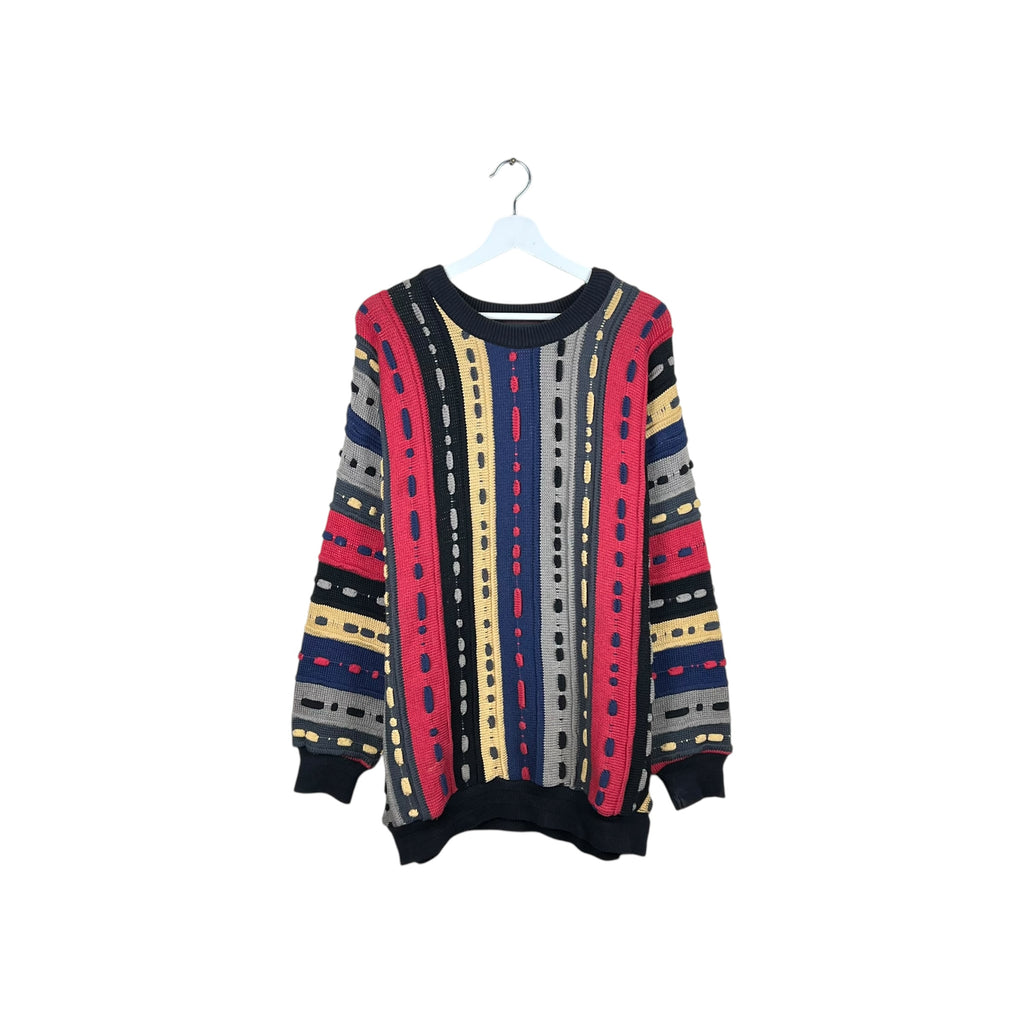 Vintage Tundra 3D Cable Multi Colour Knit