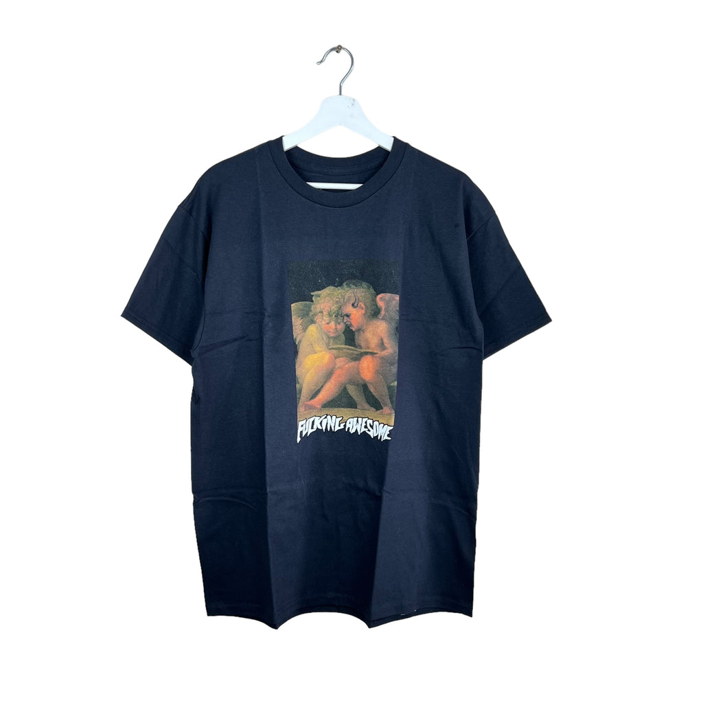 Fucking Awesome Angel Demon Tee Black