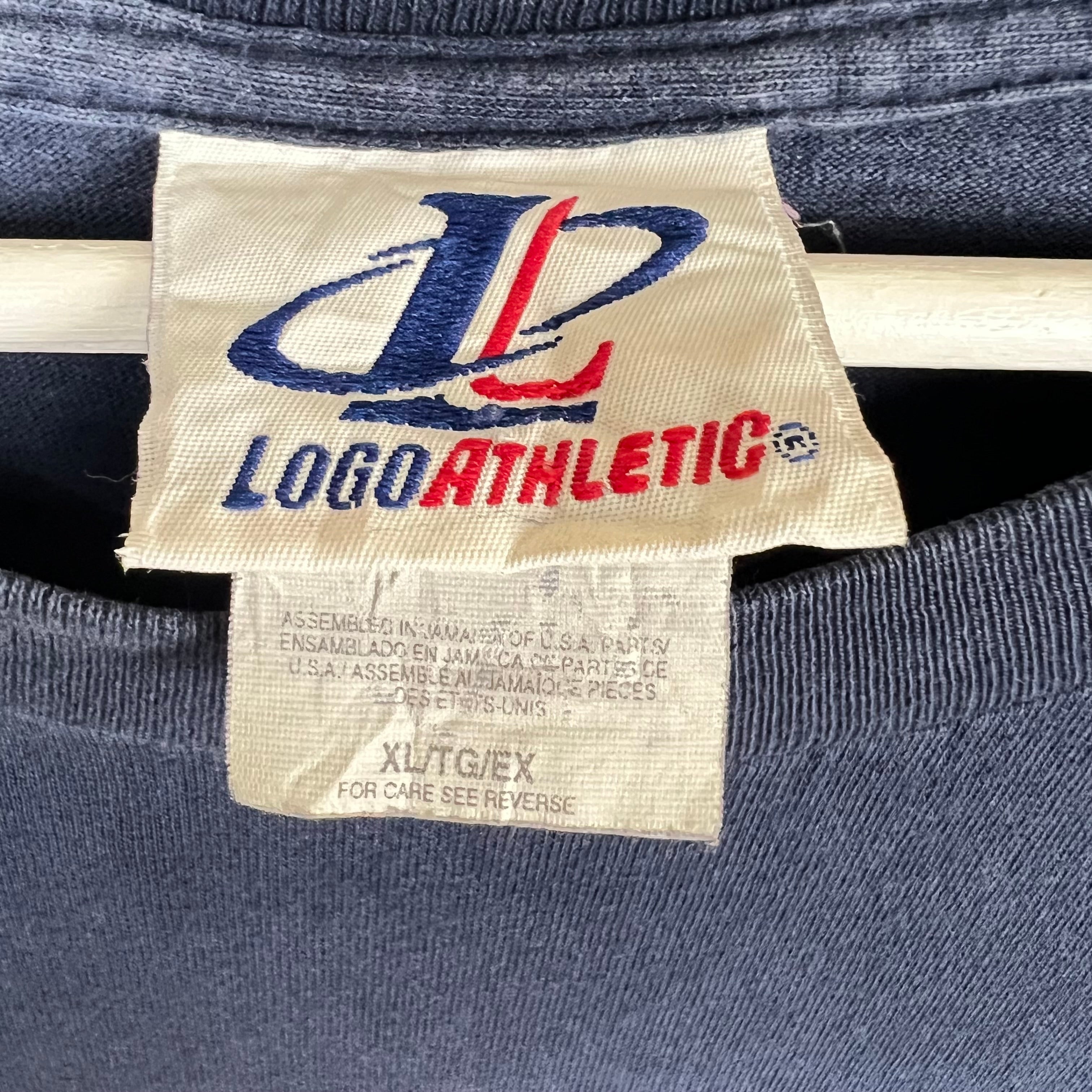 1999 Logo Athletic NFL Denver Broncos “Back 2 Back Super Bowl Champions” Tee Navy