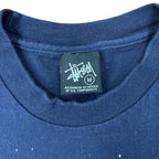Stussy Galaxy Logo Tee Navy