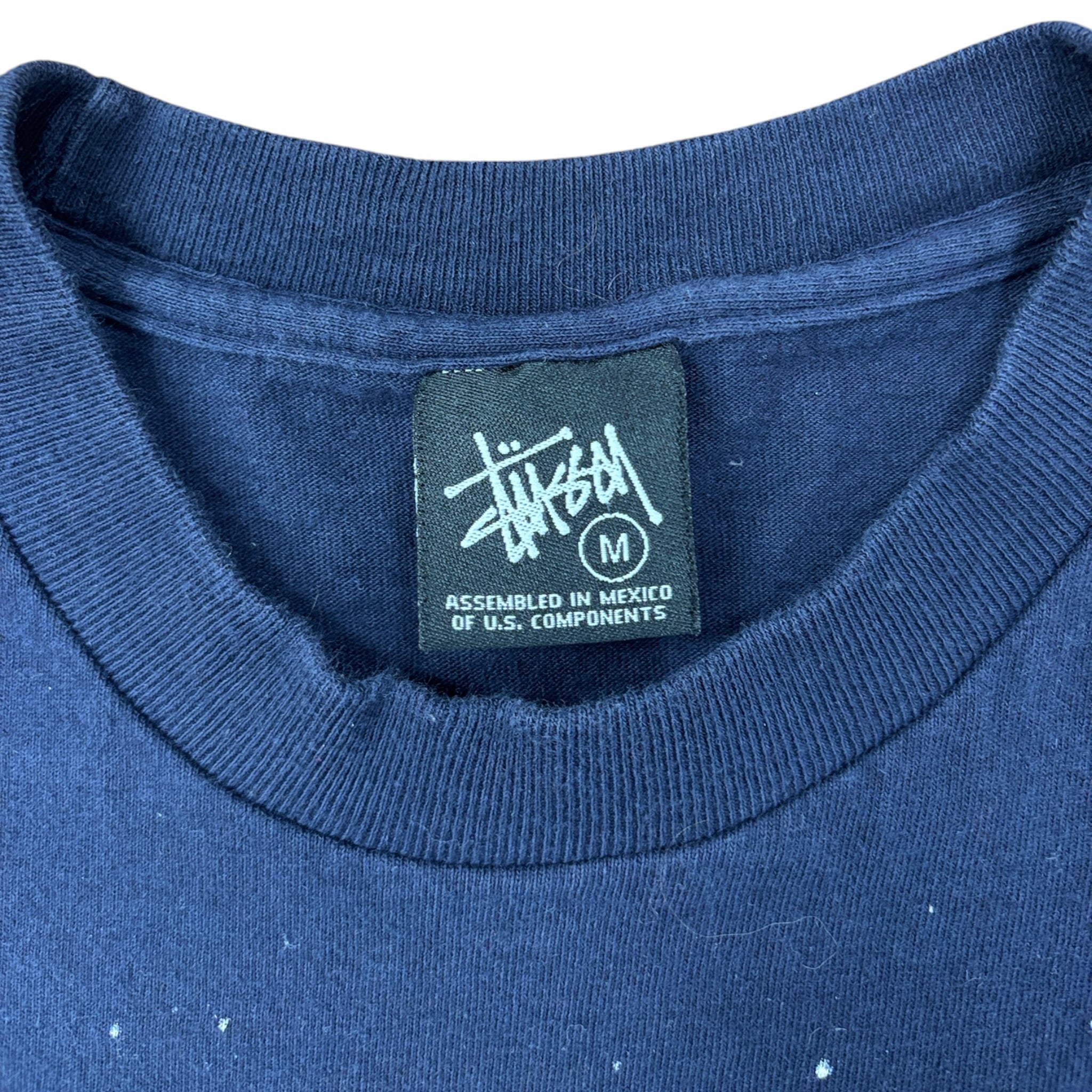 Stussy Galaxy Logo Tee Navy