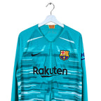 2020 Nike FC Barcelona Blank Goalkeeper Home Longsleeve Jersey