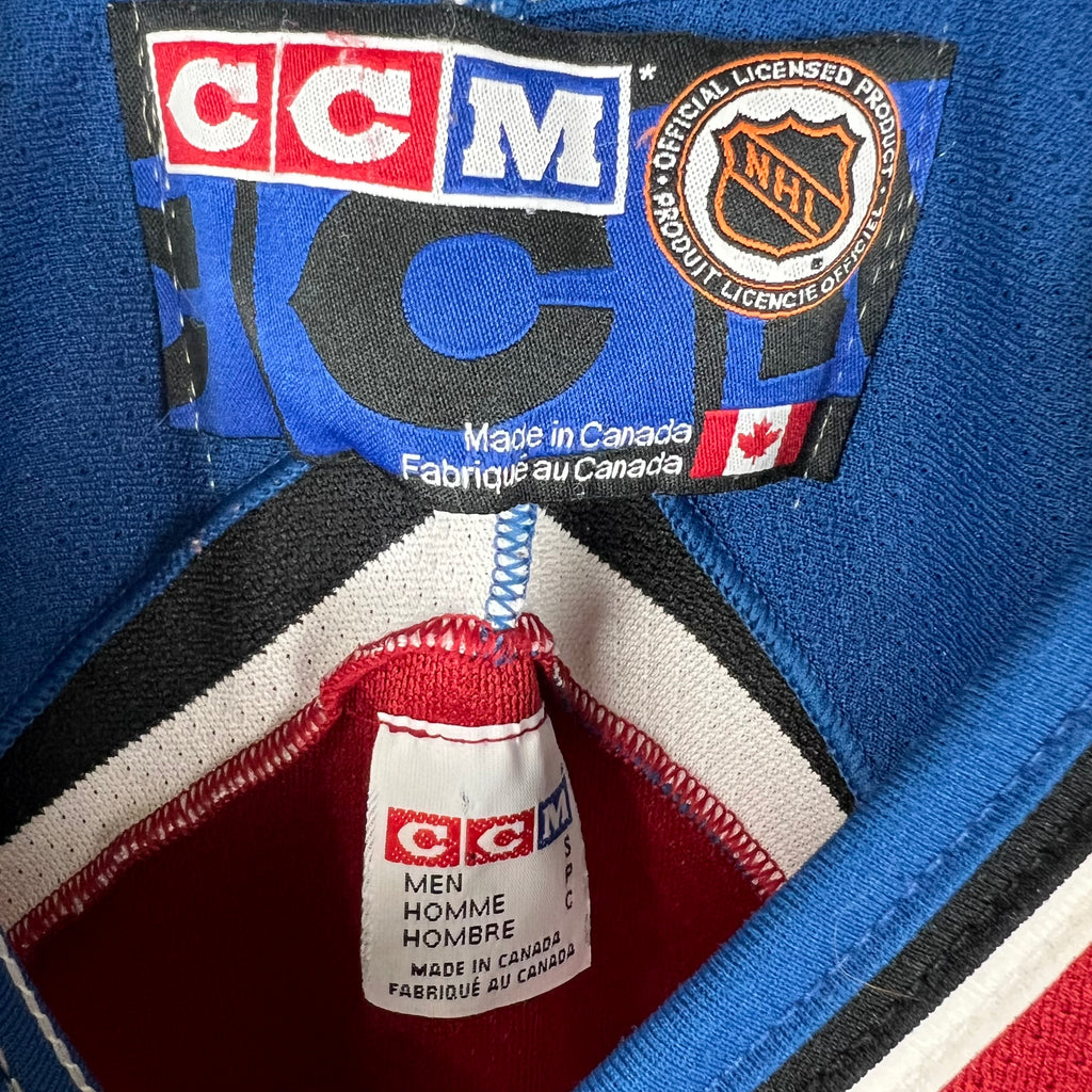 Vintage 90s CCM Colorado Avalanche Blank Away Jersey