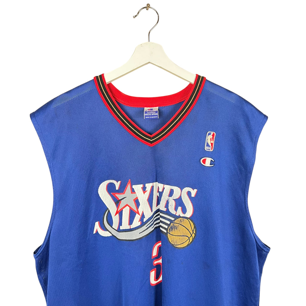 Vintage Champion NBA Philadelphia 76ers Allen Iverson Alternate Jersey