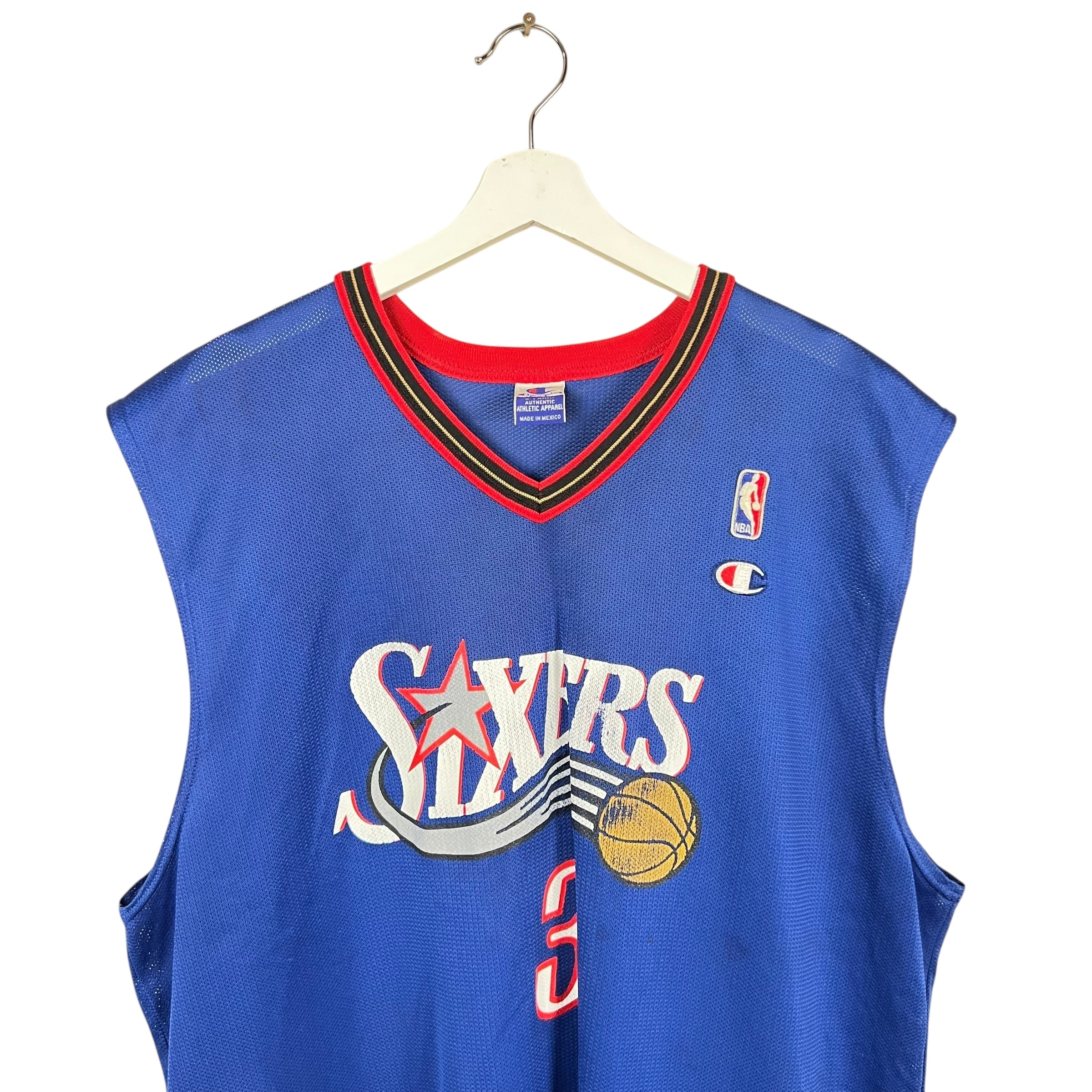 Vintage Champion NBA Philadelphia 76ers Allen Iverson Alternate Jersey