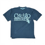 1993 Athletics Software MLB Chicago White Sox Logo Tee Faded Black