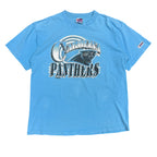1993 Trench NFL Carolina Panthers  Big Logo Tee Light Blue
