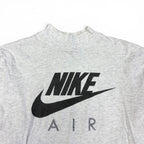 Vintage 80’s Nike Air Logo Mockneck Longsleeve Grey